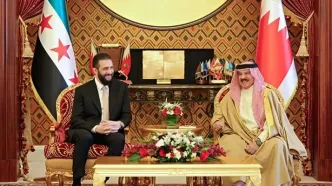 دیدار الجولانی با پادشاه بحرین