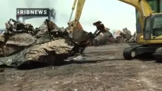پنج روز پس از حادثه در بندر شهید رجایی