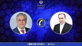تماس تلفنی وزیر امور خارجه جمهوری اسلامی ایران با وزیر امور خارجه پاکستان