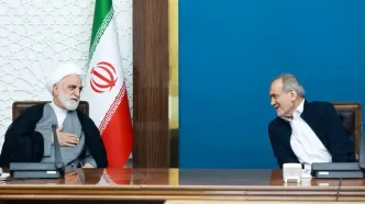 اژه‌ای و پزشکیان در جلسه شورای عالی انقلاب فرهنگی