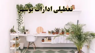 جزئیات خبر تعطیلی ادارات استان بوشهر در روز دوشنبه ۲۲ اردیبهشت ۱۴۰۴/ اخبار تعطیلی ادارات بوشهر دوشنبه ۲۲ اردیبهشت