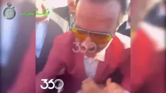 فیلم پابوسی زنوزی در جشن قهرمانی تراکتور!