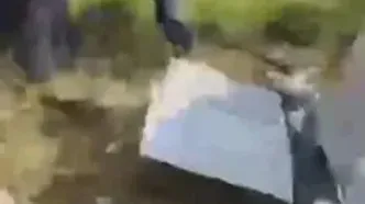 فیلم حمله مردم پاکستان به پهپاد جاسوسی