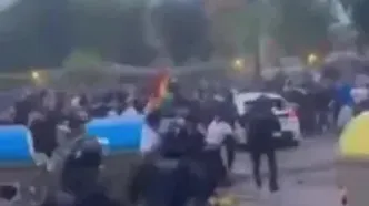 زیرگرفتن هواداران اسپانیول پیش‌از بازی با بارسلونا دست‌ کم ۱۶ نفر از آن‌ها را مصدوم و راهی بیمارستان کرد!