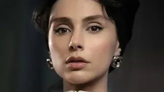 استایل هنری با چهره جذاب لاله مرزبان «بازیگر نقش آبان در سریال آبان»!