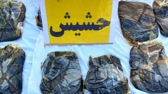 کشف یک تن حشیش در خاش