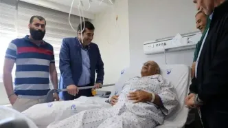 وزیر ورزش از حسن روشن عیادت کرد