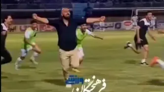 شادی زایدالوصف مازیار زارع، بعد صعود ملوان به فینال