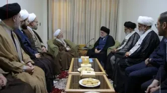 دیدار مقتدی صدر با آیت الله جوادی آملی در نجف اشرف