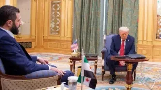 دیدار کوتاه دونالد ترامپ و جولانی+ ویدئو