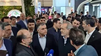 رئیس‌جمهور از نمایشگاه نفت بازدید کرد