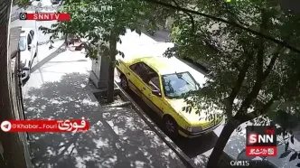 فیلم لحظه حمله زورگیران موتورسوار به یک دانشجو !