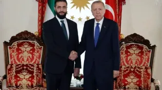 سومین سفر الجولانی به ترکیه در کمتر از ۶ ماه؛ دیدار با اردوغان