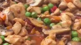 فیلم آموزش گراتن مرغ و سبزیجات