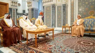 وزیر دفاع امارات با سلطان عمان دیدار کرد