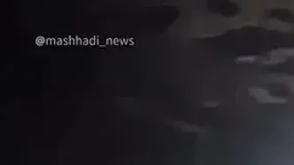 فیلم آتش‌سوزی در یک منزل مسکونی در مشهد به دلیل اتصالی برق !