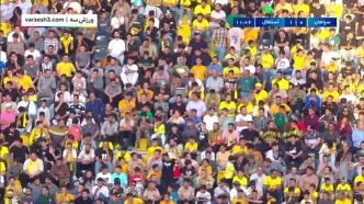 گل اول استقلال به سپاهان +فیلم