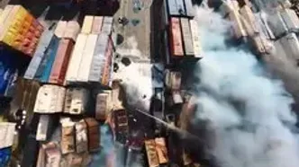 سازمان محیط زیست: در پی انفجار بندرعباس ۳۶ هزار مترمکعب خاک آلوده شد