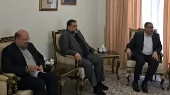 ببینید؛ دیدار عراقچی با اعضای حماس
