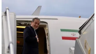 عراقچی به مسقط رسید+ فیلم