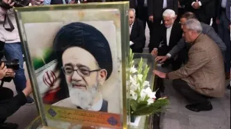 عارف به شهید آل‌هاشم و شهدای جنگ ادای احترام کرد