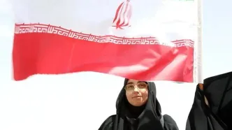 تصاویر؛ تجمع دانشجویان قمی مقابل سایت هسته‌ای فردو