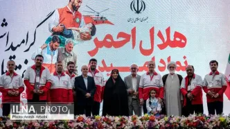 گرامیداشت هفته هلال احمر با حضور رئیس‌جمهور