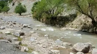 رودخانه جاجرود کاملا خشک شد! +عکس