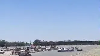 جان باختن عکاس ورزشی در پیست آزادی؛ حادثه در جریان رقابت‌های اتومبیل‌رانی+لحظه برخورد دلخراش