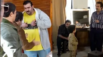 فیلم تمرین رقص محسن تنابنده با بهروز و سالار معمولی !