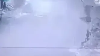 سرقت یک موتور توسط یک گاو در هند!
