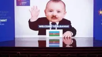 اردوغان با هوش مصنوعی به نوزاد تبدیل شد/ پخش یک ویدئوی عجیب در آلبانی