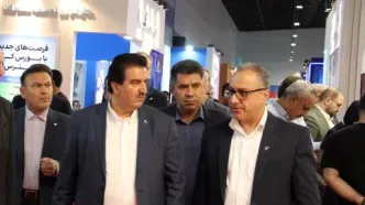 بازدید مدیر عامل بانک رفاه کارگران از نمایشگاه مشهد اینوکس 1404