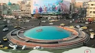 تصویر توجه‌برانگیز از دیوارنگاره میدان انقلاب