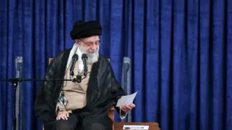 دیدار رهبر انقلاب با مسئولان و کارگزاران حج / گزارش تصویری