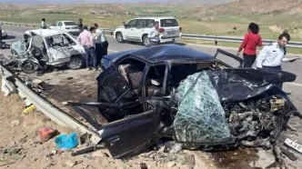 حادثه خونبار در محور کرمانشاه ایلام / بیش از 7 نفر جان باختند + عکس