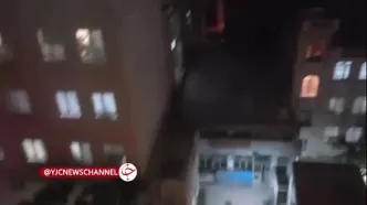 وزش باد 88 کیلومتر بر ساعت تهران را درنوردید + فیلم