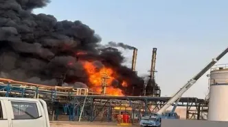 انفجار گسترده در پالایشگاه نفت عراق