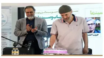 تولد کیانوش عیاری در نمایشگاه کتاب+ عکس