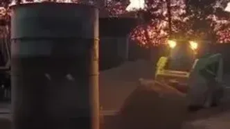 پشت صحنه جالب از مراحل ساخت چاه سریال «جان سخت»