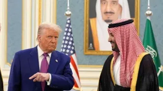 پذیرایی با رقص و آواز عربی از ترامپ در ضیافت شام بن سلمان/ ویدئو