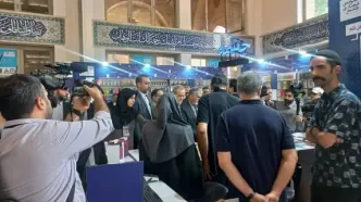 رئیس‌جمهور به نمایشگاه کتاب رفت