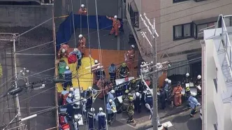 ببینید | حمله عمدی راننده‌ای در ژاپن به گروهی از دانش‌آموزان