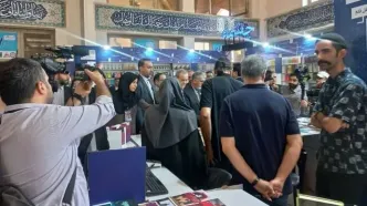رئیس‌جمهور از نمایشگاه کتاب تهران بازدید کرد