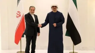 عراقچی با همتای اماراتی در ابوظبی دیدار کرد + عکس