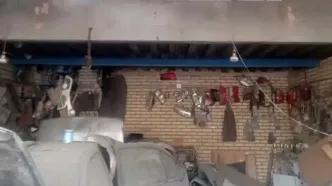 مصدومیت یک کارگر مشهدی در آتش‌سوزی یک تعمیرگاه خودرو