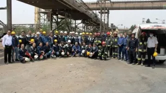 برگزاری تمرین مانور ترکیبی شیمیایی- سایبری پدافند غیرعامل در ذوب آهن اصفهان