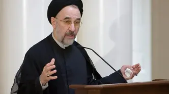 خاتمی: درست نیست صدای بلند در اختیار کسانی‌ باشد که تحریم را نعمت می‌دانند
