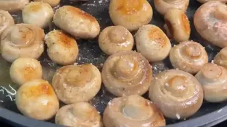 قارچ سرخ شده: گزینه‌ای سالم و لذیذ به جای گوشت + فیلم