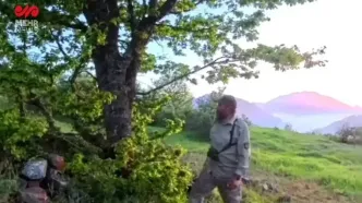 جدال گراز وحشی با پلنگ در پرور سمنان